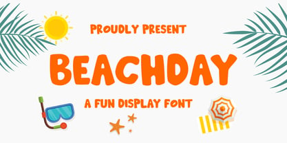 Beachday Font Poster 1