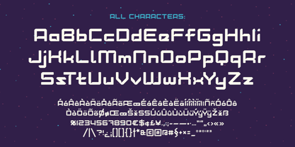 Lost in space Font Poster 3