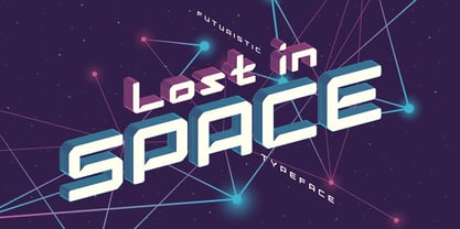 Lost in space Font Poster 1