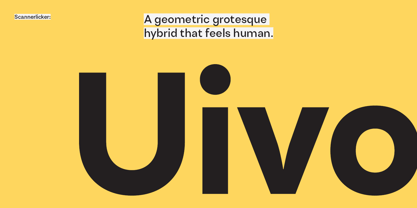 Uivo Font Poster 1