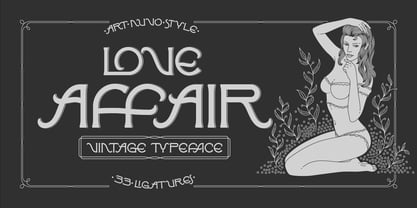Love Affair Font Poster 1