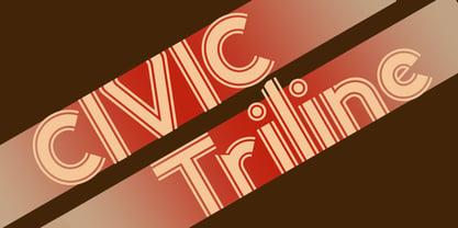 Civic Triline Fuente Póster 6