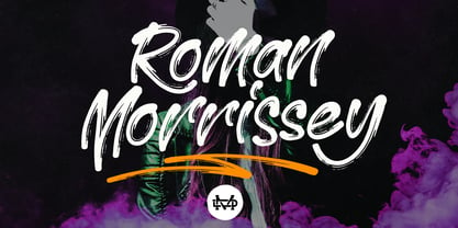 Roman Morrissey Font Poster 1