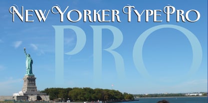 New Yorker Type Pro Font Poster 2