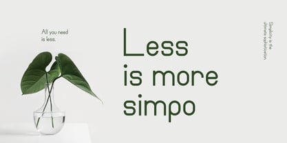 Simpo Sans Font Poster 3