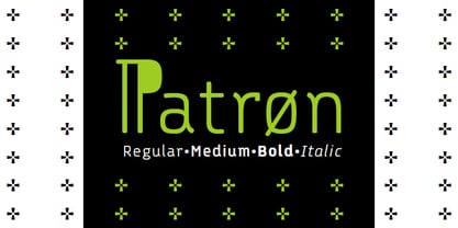 Patron Font Poster 1