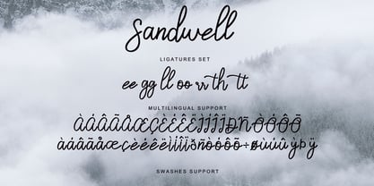 Sandwell Font Poster 9