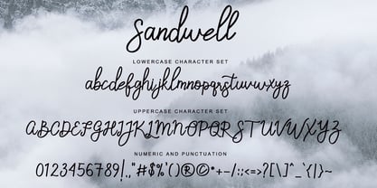 Sandwell Font Poster 8