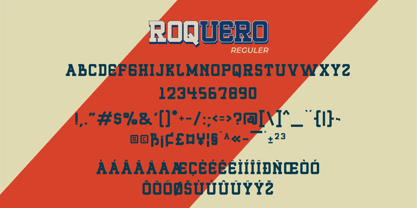 Roquero Font Poster 6