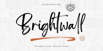 Brightwall Font Poster 1