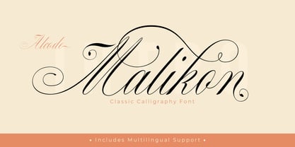 Malikon Font Poster 1