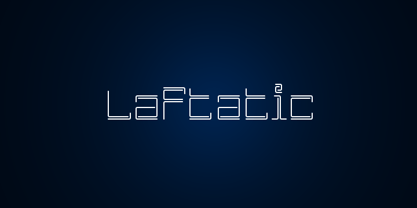 Laftatic 4F Font Poster 1