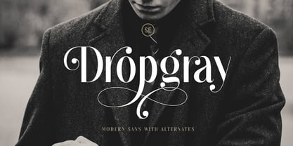 Dropgray Font Poster 1