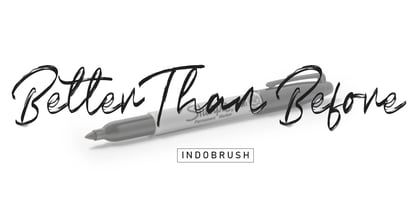 Indobrush Fuente Póster 7