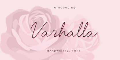 Varhalla Font Poster 1