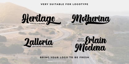 Theyriad Script Font Poster 4
