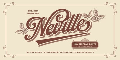 Neville Font Poster 1