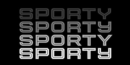Sporty Pro Font Poster 1