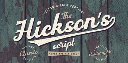 Hicksons Font Poster 1