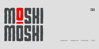 Moshi Moshi Font Poster 1