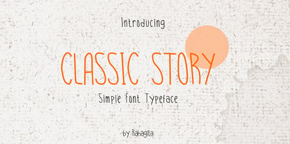 Classic Story Font Poster 1