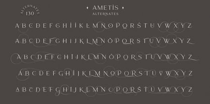 Ametis Font Poster 13