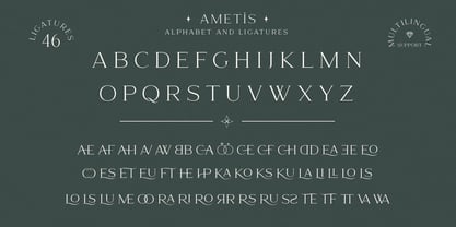 Ametis Font Poster 12