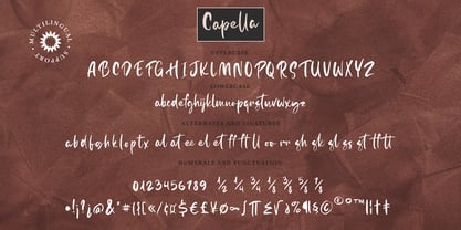 Capella Font Poster 9