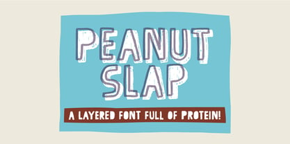 Peanut Slap Font Poster 1