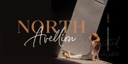 North Avellion Font Poster 2