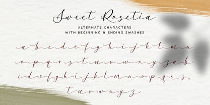 Sweet Rosetia Font Poster 13