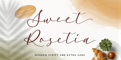 Sweet Rosetia Font Poster 1