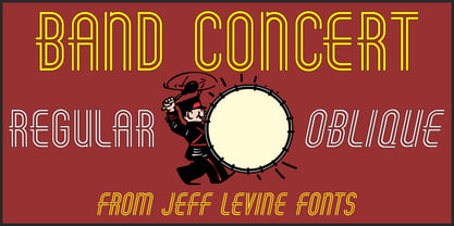 Band Concert JNL Font Poster 1