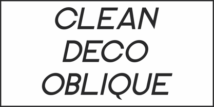Clean Deco JNL Font Poster 4