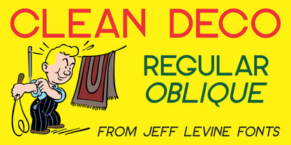 Clean Deco JNL Font Poster 1