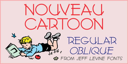 Nouveau Cartoon JNL Font Poster 1