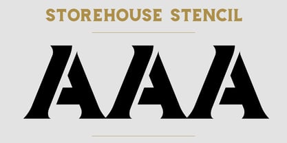 Storehouse Font Poster 9