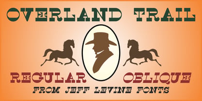 Overland Trail JNL Font Poster 1
