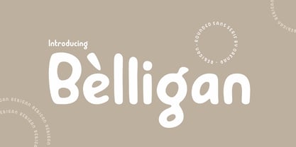 Belligan Font Poster 1