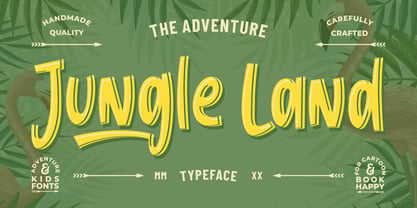 Jungle Land Font Poster 1