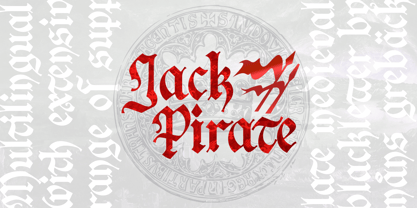 Jack Pirate Font Poster 7
