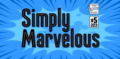 Simply Marvelous Font Poster 1