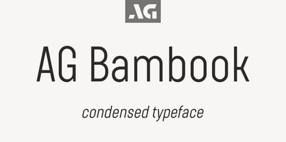 AG Bambook Font Poster 1