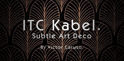 ITC Kabel Font Webfont Desktop MyFonts