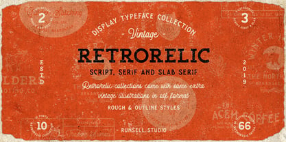 Retrorelic Font Poster 1