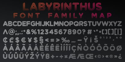 Labyrinthus Rounded Font Poster 2