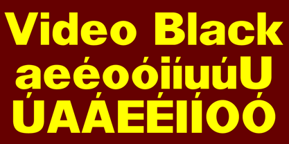 Video Black Font Poster 5