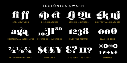 Tectónica Font Poster 11