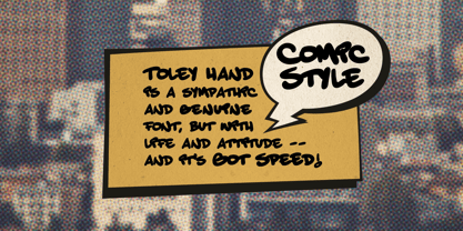 Toley Hand Font Poster 2