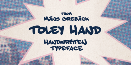 Toley Hand Font Poster 1